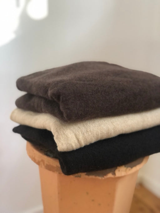 Fine Cashmere Scarf - Brown