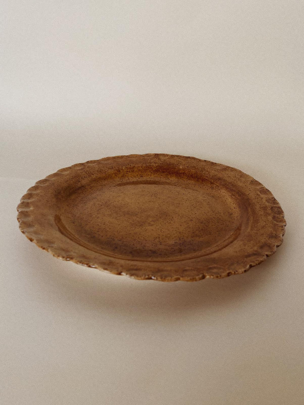 Marrakesh Plate- Amber