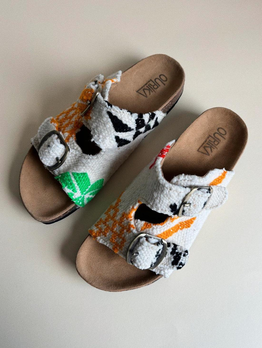 Kilim Slippers Double Strap Shoe for Women | Size: 42