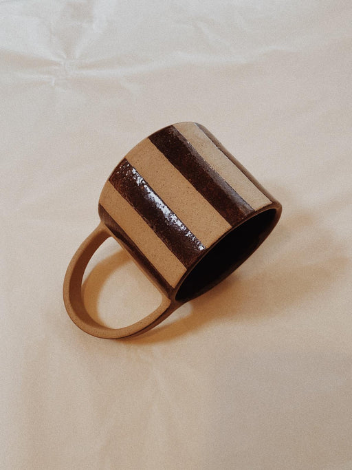 Caravane Mug Stripes Toffee