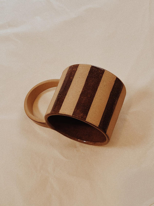 Caravane Mug Stripes Toffee
