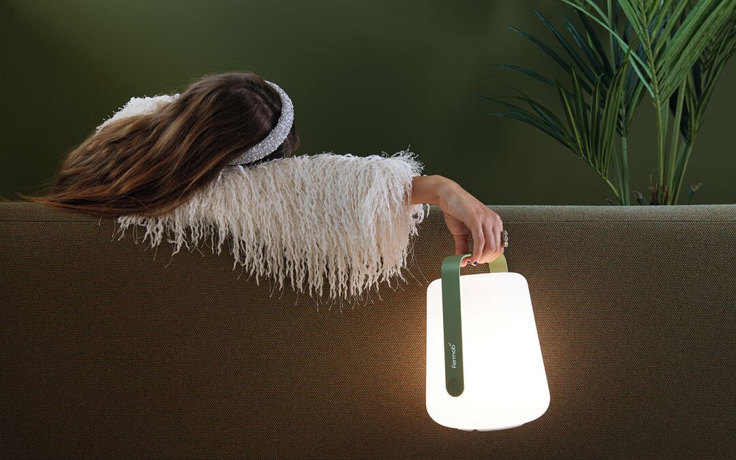 Balad² Portable Lamp H25 by Fermob, Cactus