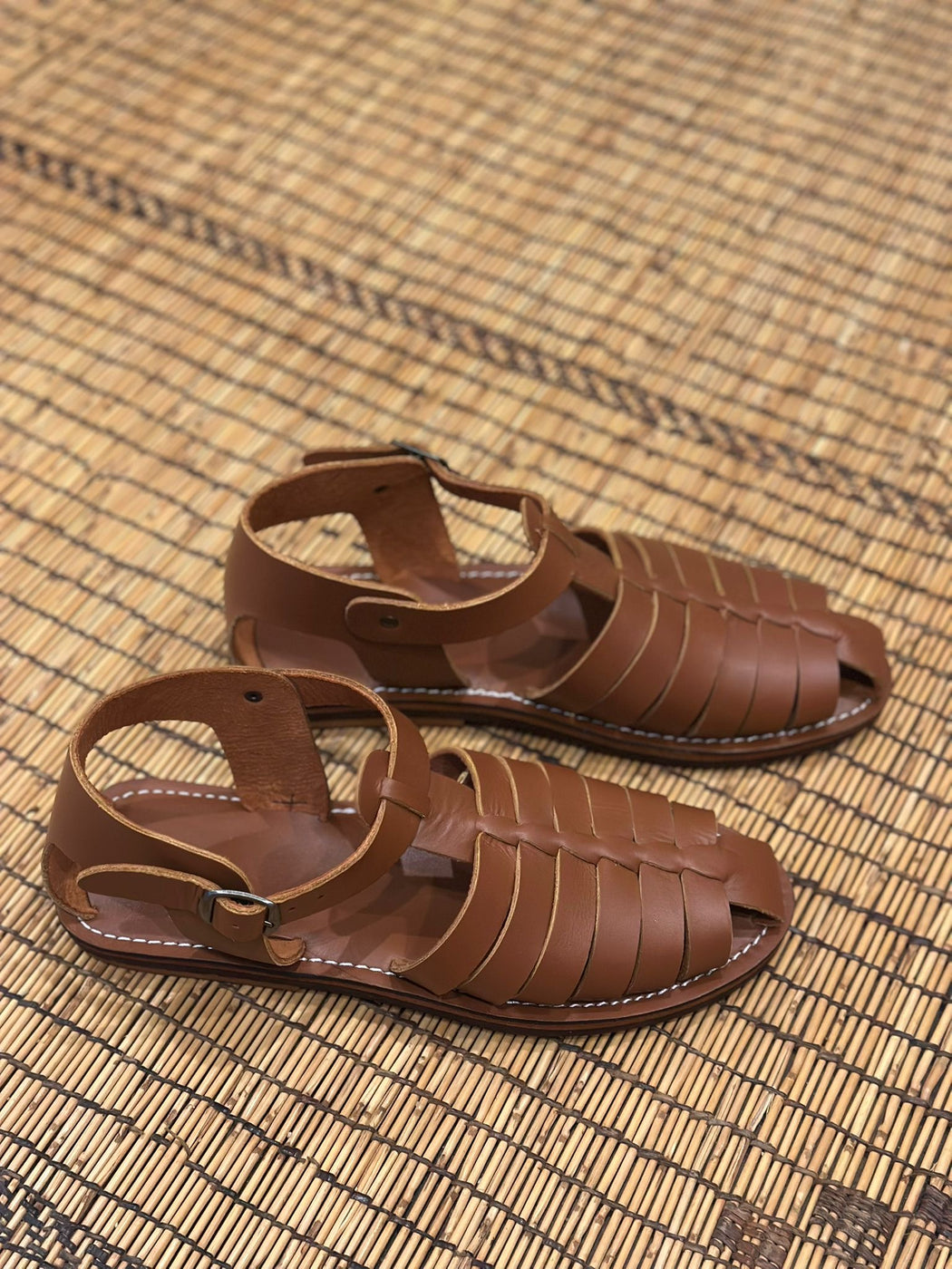 Leather Sandals ~ Brown