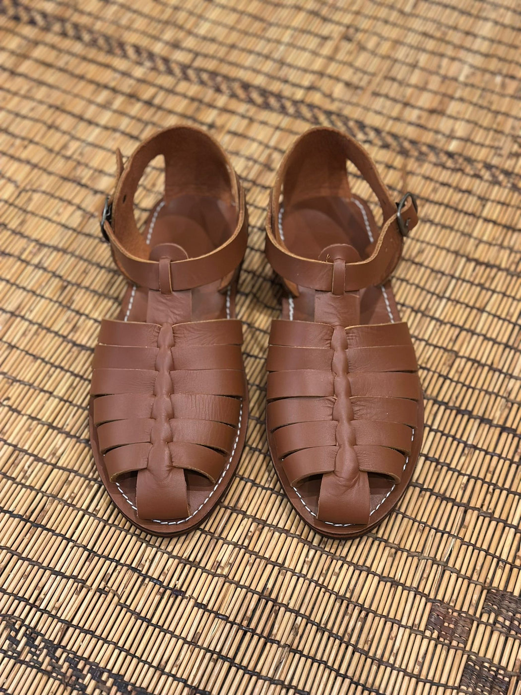 Leather Sandals ~ Brown