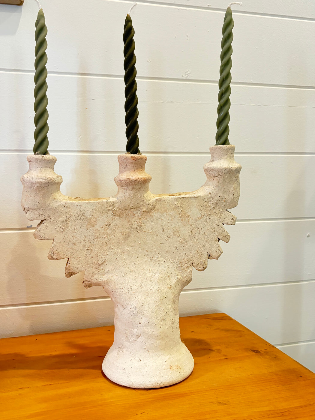 White Tamegroute Candle Holder 01