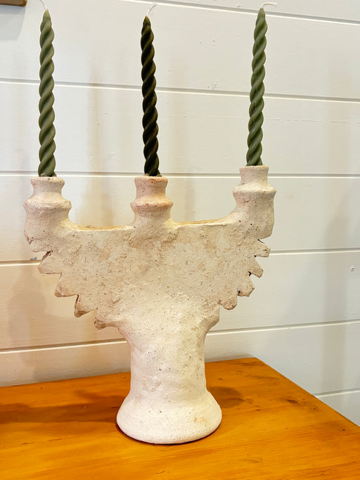 White Tamegroute Candle Holder 01